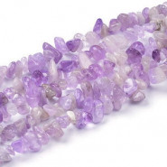 Chips stone Perlen ± 5x8mm Cape Amethyst - Tranparent light amethist purple